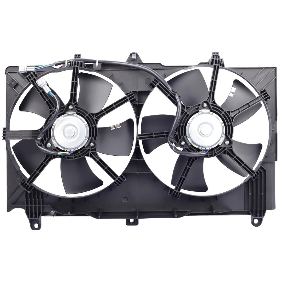 Radiator Cooling Fan Compatible with 2003-2007 350Z 03-07 G35 Replace for 21487CD00A 21481CM30B 620-980 (GMC)