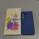 YENAPOON for Samsung Galaxy A16 5G Case, Silicone Phone Case with 1 Screen Protector, Soft Anti-Scratch Microfiber Lining, Full Body Shockproof Slim Cover, Navy Blue