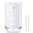 SmartDevil Mini Humidifier, 500ml Small Desk Humidifier for Plants Bedroom Travel Office Home, Auto Shut-Off, 2 Mist Modes, Super Quiet, White