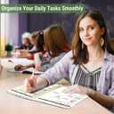 2026 Planner, Weekly and Monthly Planner for Women, January 2026 - December 2026, Hardcover 2026 Calendar Planner Book with Tabs, Inner Pocket, Spiral Bound, Perfect for Office Home School Supplies - A5 (6.3" x 8.5"), Spring Flowers