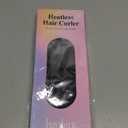 Lanzhire No Heat Overnight Curling Headband for Long and Short Hair - Thin Heatless Curlers to Sleep In (Black)