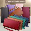 XcaseBar for Samsung Galaxy A14 5G Wallet case with Zipper Credit Card Holder RFID Blocking, Flip Folio Book PU Leather Phone case Shockproof Cover Women Men for Samsung A14 case Light Brown