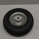 Marathon 00026 Flat Free 2.80/2.50-4 Tire and Wheel Assembly, 3 Centered Hub, 1/2 Ball Bearings, Replacement Tire for Casters, Utility Carts and Other Equipment, Easy Install Assembly