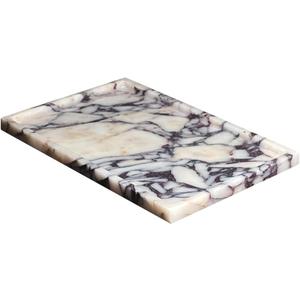 Real Luxurious Natural Marble Vanity Tray Genuine Marble/Stone Storage Tray for Home Decor Bathroom/Kitchen/Vanity/Dresser Non-Resin/Non-Ceramic