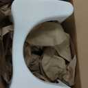 Squatty Potty Simple Curve Bathroom Toilet Stool 7" White
