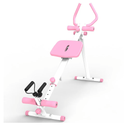 4-in-1 Ab Workout Exercise Equipment Rowing Machine Leg Press Machine Ab Glider Machine Roman Chair Fitness Equipment for Ab Workout Core Strength Training