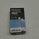 Skullcandy Grind Wireless Earbuds, Bluetooth Headphones, Up to 40 Hours Battery, Noise Isolating Fit, Microphone for iPhone Android, Customizable via Skull-iQ App - Light Grey/Blue