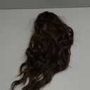 REECHO Ponytail Extension, 18 Inch Claw Multi Layered Clip on Ponytail Extension for Women Long Curly Wavy Hair Extensions Fluffy Synthetic Clip in Ponytail Hairpiece HP002 - Dark Chocolate Brown