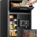 2.8 Cu Ft Depository Safe with Drop Slot, Heavy Duty Drop Safe for Business