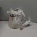 Sucolite Small 11.8'' Table Lamps Set of 2, Bedside Nightstand Lamps for Bedroom Kids Room, Cute Desk Lamps with Studded Texture Base for Reading Nursery Living Room Office, White & Beige