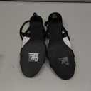 PIZZ ANNU Women's Amelia Heels Sandals Sparkle Crystal Open Toe Slingback High Heel Sandals Dress Pumps Shoes for Party Wedding (9.5, Black)