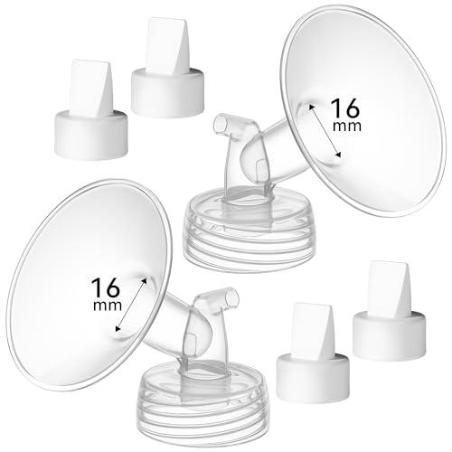 TOVVILD Pump Parts 16mm Flange Duckbill Valve Compatible with Spectra S1 S2 9 Plus Breastpumps Replacement to Spectra Accessories, Not Original