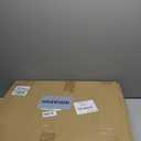 ZJSF Freestanding Foldable Dog Gate Indoor, Pet Gate for Doorways, Dog Fence for The House, Sturdy Wood Puppy Gate for Stairs, White Pet Gate with Support Feet for Hallways, 24 "Height-6 Panels