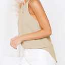 THANTH Womens Tanks Tops Halter Summer Sleeveless Shirts Casual Basic Tee Shirts High Neck Tank Tops