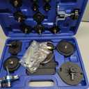 Brake Bleeder Adapter Kit Brake Master Cylinder Bleeder Kit Brake Pressure Bleeder with 12pcs Master Cylinder Adapters