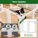 EVERFRONT Stackable Clear Acrylic Dog Playpen Indoor 24"H, 12 Panels
Clear acrylic 360° view, No Screws, tool-free assembly, Double-Lock, fit small dogs, cats & rabbits indoors