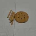 Basket Coffee Filter Holder Storage - CAFEMASY Bamboo Coffee Filters Rack Dispenser for Home Kitchen Coffee Bar Counter Decor