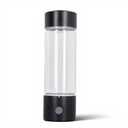 410ML Portable Hydrogen Water with 1200?1400ppb (1.2ppm) in a Cycle,Distilled Water of Aluminum Alloy and high Borosilicate Glass, Water Bottle with 700mAh Battery for Travel