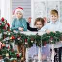 Quelay 50 Sets Christmas Believe Bells Ornaments Polar Sleigh Bell Decorations Silver Christmas Bells Bulk Xmas Party Gifts Favors Tags Silver Sleigh Jingle Bell for Xmas Tree Decor(50 Sets)