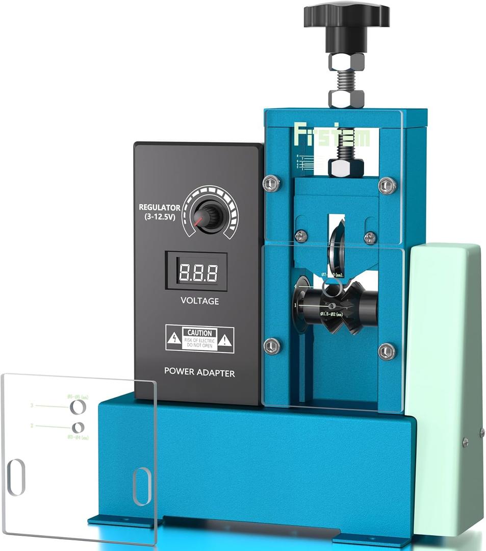 Automatic Wire Stripper Machine, Electric Wire Stripping Machine for Copper Wires, 0.06"-0.39" 60 ft/min with Visible Stripping Depth Reference Recycling Scrap Motorized Wire Stripper Tool