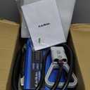 Forklift Battery Charger 24V 30A Smart 24 Volt Charger 900W Fully-Auto LCD Display Pallet Jack Battery Charger 7 Protections Trickle Charger for 24V Electric Pallet Jack & Forklift & Floor Scrubber (Blue)