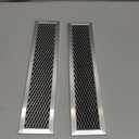 Microwave Charcoal Filter 11.02 x 2.52 for JX81D WB02X10943 GE Microwave Filter Replacement - This Carbon Filter Freshens and Filters Kitchen Air Entering the Over-the-Range Oven Vent Fan (2-Pack)