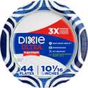 Dixie Ultra Large Paper Plates, 10 Inch, Heavy Duty Disposable Plates, 172 ct