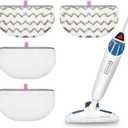 1940 1806 for Bissell Steam Mop Pads Replacement Compatible with Bissell Powerfresh Steam Mop 1544 1440 2075A 2685A Series, Models 19402 19404 19408 19409 1940A 1940F 1940Q 1940T 1940W B0006 B0017 (4)