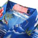 SSLR Big Girls Hawaiian Shirt Beach Tropical Summer Casual Short Sleeve Button Down Shirt