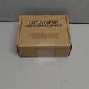 UCANBE Green Halloween Makeup Kit  Zombie Witch Beetle Juice Monster Makeup Set for SFX Costume Cosplay with Eyeshadow Palette, White Foundation, Black Lipstick,Eyeliner, Setting Powder & Sponges