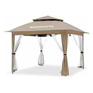 Grey Gazebo Cover Compatible with COOS Bay 11x11,CoolSpot 11'x11'