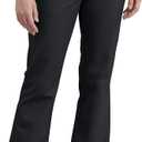 Dickies Women's Flat Front Stretch Cotton Blend Pants (Black V1)