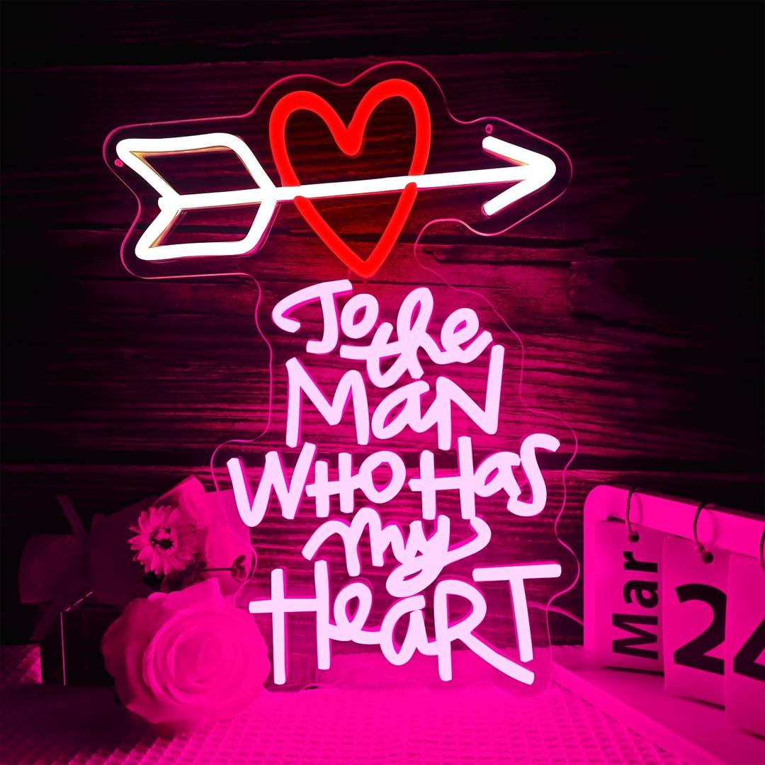 Lulkod Valentine's Day Neon Sign Sweet Love Valentine Neon Sign Design Suitable For Couples Dating, Home Decoration, Making Every Corner Full Of Romance