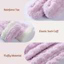 Slipper Socks Fuzzy Socks for Women Warm Fuzzy Socks Sleep Cozy socks Fluffy Socks Winter Cozy Socks for women (7 Pairs, Multicolor)
