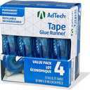 AdTech Permanent Glue Runner, 35 Yards (2-Pack) | Strong, Double-Sided Adhesive for Crafting, Scrapbooking & Office Use | Acid-Free, Reliable Bond