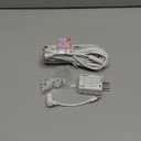 25FT Power Cord and Adapter Compatible with Ring Spotlight Cam Pro(Battery), Stick Up Cam Battery, Plug-in/ Stick up Cam Pro/ RingTilt Indoor Cam, 10W Ring Cable with Light DC Port & Type C Port