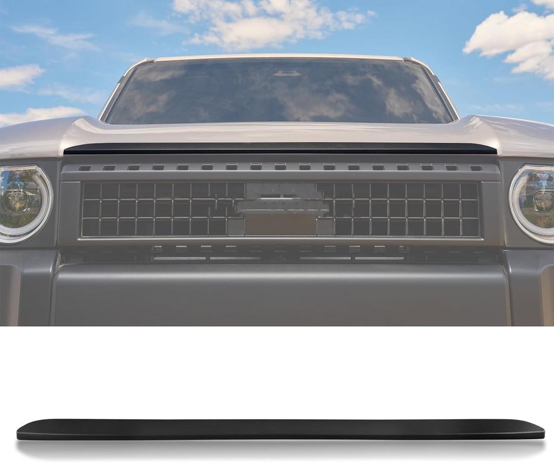 Hood Deflector Hood Protector Compatible with Toyota Land Cruiser Prado 250 J250 LC250 2024 2025 Hood Protector Bug Deflector Stone Guard(Glossy Black)