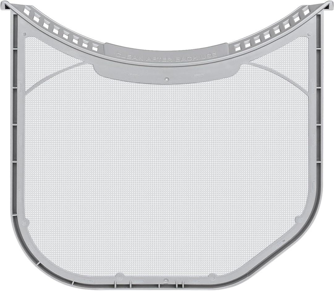 ADQ56656401 Lint Filter Replacement for LG & Kenmore Dryers, Ultra Durable Dryer Lint Screen Trap, Size 11.9 * 10.9 inch, Top with Ear, Rim without Felt Seal, Replace P/N ADQ566564 AP4457244 PS3531962