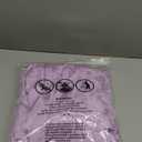 ZESICA Womens 2025 Summer Puff Short Sleeve Midi Dress Floral V Neck Textured Ruffle Flowy Beach Party Dresses (Medium, Purple)