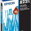 EPSON 822 DURABrite Ultra Ink High Capacity Cyan Cartridge (T822XL220-S) Works with WorkForce Pro WF-3820,3823, 4820, 4830, 4833, 4834