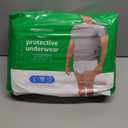 Amazon Basics Maximum Absorbency Incontinence Underwear for Men with Leak Protection, Advanced Odor Protection, Soft Cotton Feel, Large, 18 Count