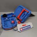 Liberry Doctor Kit for Toddlers Ages 2 3 4 5, Pretend Kids Doctor Playset with Cart, Costume and Stethoscope, Role Play Medical Toys Birthday Gift for Girls Boys (Blue)