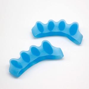 Gel Toe Separators 2 Pairs - Toe Separators Hallux Valgus Big Toe Separators Straightener, Orthopedic Bunion Relief Day & Overnight Support (Blue)