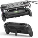 Full Protective Case Cover Compatible with ASUS ROG Xbox Ally/Ally X,Protective Case with Detachable Front Shell,Frosted Anti-Slip Handheld Design-Black