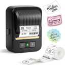 Label Maker Machine with Tape, Bluetooth Label Makers, Portable Thermal Label Printer Easy to Use for Small Business, Home, Office, School, Barcode, Address, Sticker Printer for Phone