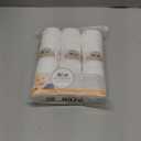 BlueSnail Quilted Thicker Waterproof Changing Pad Liners,3 Count(Snow White 13 x 27)