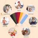 2 x Headbands for Women, Stretchy Non Slip Soft Cotton Cloth Hair Bands for Sports, Workout, Yoga and Running, 7pcs (Black, military green, burgundy, bright red, orange, flesh)