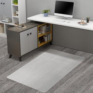 Azadx Office Chair Mat for Carpet Desk Chair Mat for Carpeted Floors Large Floor Mat for Office Chair on Low, Standard and No Pile Carpeted Floors Durable Carpet Protector Mat (36x 55'' Rectangle)