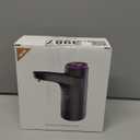 GOLDEN DEER Water Dispenser for 5 Gallon Bottle, Portable Water Cooler Dispenser, Universal Water Dispenser for 2.53 and 5 Gallon Bottles USB Charging Water Pump (Dark Gray)