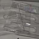 LARGER Compartment - Stackable Water Bottle Organizer Holder - for Stanley & Others' Large Tumbler - Clear Wine Rack, Cup Bottle Holder for Cabinet Home Countertop Fridge Pantry Shelf, 3 Tier Hold 9